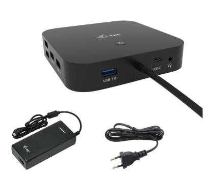 Akcesoria I-TEC USB-C Dual Display Dock 1x DP 1x HDMI PD 100W+ zasilacz 100W
